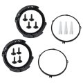 7 Headlight Mount Bracket Ring Replacement Set For 2018 Jeep Wrangler Unlimited Rubicon Sport Utility 4-door 3 6l 3604cc 220cu