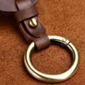 Ontto 4-button Leather Key Fob Cover Car Holder For Infiniti 2020 2021 Stylish Smart Remote Keycase Blue