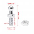 X Autohaux 4 Set 10mm M8x15mm Car Gas Strut Ball Studs Silver Tone For Struts Shocks
