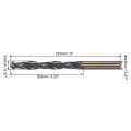 Uxcell Straight Shank Twist Drill Bits 9 5mm High Speed Steel 4341 With 5mm For Stainless Alloy Metal Plastic Wood