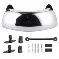 Motorcycle Rearview Mirror 180 Degree Wide Angle Adjustable Wind Screen Mount Blind Spot Eliminating Safety Ultra Lens Rear 