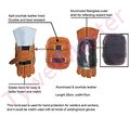 Welding Gloves Pad High Heat Protection Aluminized Cowhide Leather Anti Flame Stitching Sparking Shield 1