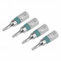 Uxcell 4pcs 25mm Long 1 4 Hex Shank T8 Security Torx High Quantity Screwdriver Bits S2 Alloy Steel
