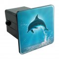 Leaping Dolphin Ocean Light Tow Trailer Hitch Cover Plug Insert
