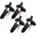 Ocpty Set Of 4 Ignition Coil Pack For Saab Isuzu Chevrolet Gmc Hummer Buick 9-7x Ascender I-290 I-370 Colorado Canyon Replace