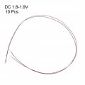 Uxcell 10pcs Prewired 0402 Lime Green Surface Mounted Devices Led Light Emitting Diode Dc 1 8-1 9v Micro Soldered Mini