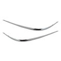 Mercedes-benz E350 2006 2007 2008 Bumper Moldings Front Driver And Passenger Side Pair Chrome Plastic 211 Chassis 