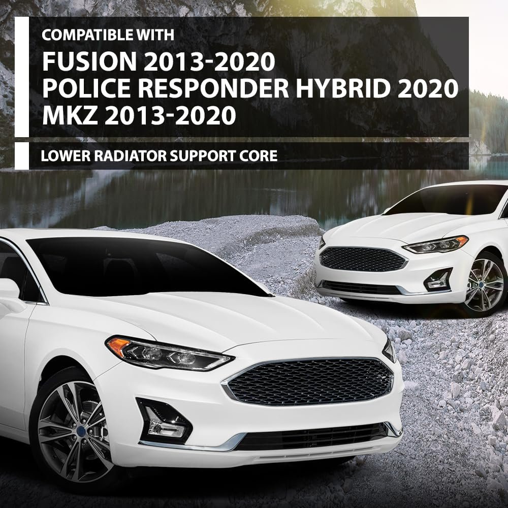 Lower Radiator Support Core For Ford Fusion Mkz 2013-2020 Fit Police Responder Hybrid 2020 Gs7z16138a Ds7z16138a