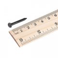 Uxcell Hardware Nails Carbon Steel Point Tip Wall Cement Nail 25mm 1 2 5mm Rod Dia Black 300pcs