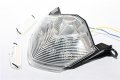 Httmt Mt199- Motorcycle Clear Led Tail Light Brake With Integrated Turn Signals Indicators Compatible Kawasak 07-12 Z750 07-08
