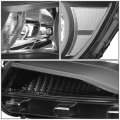 Auto Dynasty Black Housing Clear Corner Headlight Lamps Tool Kit Compatible With Chevy Colorado 15-17