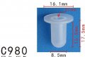 Autobahn88 Tubular Nut Compatible With Bmw Renault Subaru Oem 51-44-7-780-135 Pack Of 20