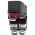 Power Window Switch For Oldsmobile Cutlass 1997 1998 1999 Front Driver Side Black 5 Button With Lock And Auto Down