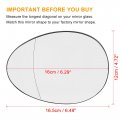 X Autohaux Pair Mirror Glass Heated With Backing Plate Driver Passenger Side Lh Rh For Bmw Mini Cooper 07-15