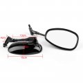 Topteng Motorcycle 10mm Rear Mirror Side View Rearview Fits For Yamaha Vmax12 V-max 1990-1999 Vmx17 2009-2016