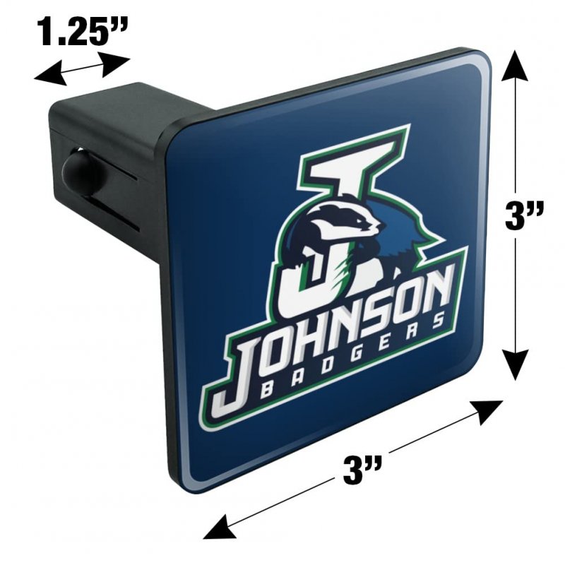 Northern Vermont University Primary Logo Tow Trailer Hitch Cover Plug Insert 1 4 Inch 25