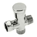 Shower Arm 1 2 In Ips Diverter Valve For Hand Held And Fixed Heads Polished Chrome D348-26 