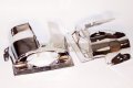 Empi 9063 Chrome Dual Port Cylinder Shroud Covers Compatible With Vw Bug Pair