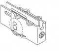 Stb Sliding Glass Door Roller Flat Steel Wheel With Tapered Edges 1 Diameter 9 16 Wide Housing 