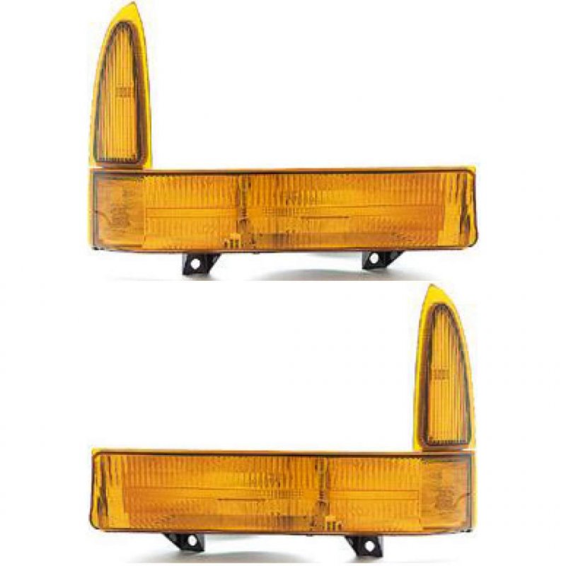 Front Signal Corner Light Pair For 2001 Ford F-250 Super Duty Driver And Passenger Side Dot Certified Fits Fo2520141 Fo2521141