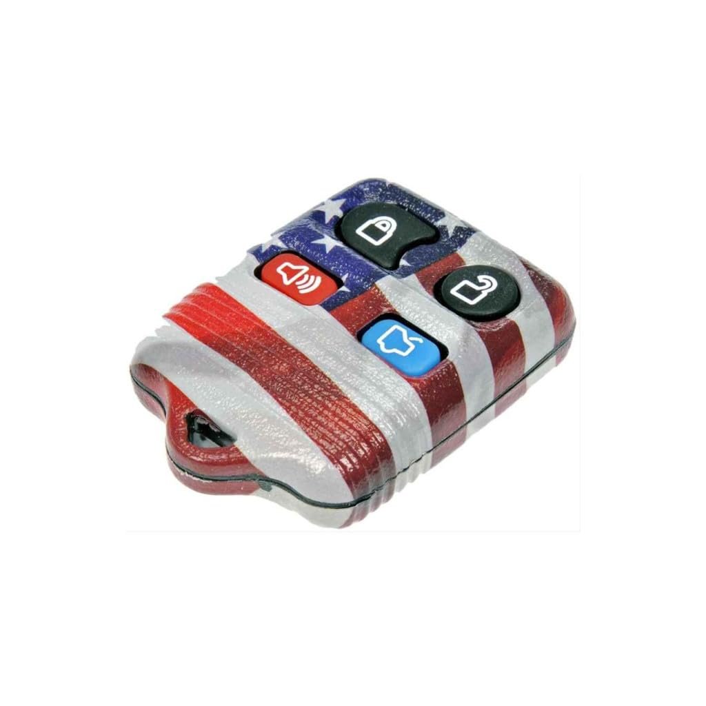 Keyless Remote Case For Ford Expedition 2003 To 2014 4 Button Plastic Shell Lock Unlock Alarm Trunk Red White Blue Alx Pau Mm