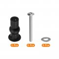 Uxcell 6 Set M6 Toilet Seat Hinges Screws Hinge Bolt Fixings For Top Mounting Replacement Parts Kit