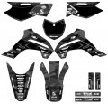 2019-2020 Klx 140 G Apache Grey Senge Graphics Complete Kit For Kawasaki 