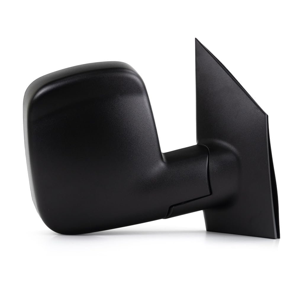 Passenger Side Door Mirror For Chevy Express 1500 2500 3500 2003 2007 Power Heated Foldaway Textured Black Single Lens