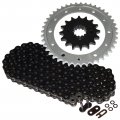 Caltric Black O-ring Drive Chain And Sprocket Kit Compatible With Honda Vfr800 Vfr Interceptor 800 02-13