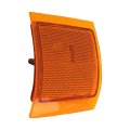 Front Lower Driver Side Marker Light For Chevy C2500 C3500 1994 To 2000 Replacement Gm2550144 Black Composite Housing Halogen