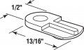 Prime-line Mp5506 Flush Clips 1 2 In X 13 16 Plastic Construction White Color 100 Pack