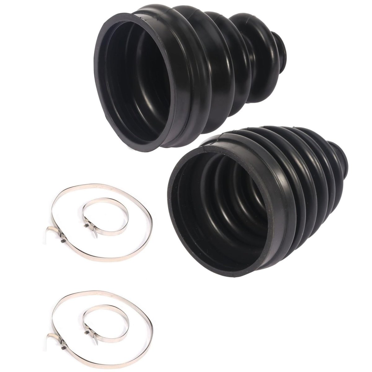 Cv Joint Boot Kit For 2013 2014 2015 Polaris Ranger Xp 900 Front Outer Inner Includes 2 Stainless Steel Clips