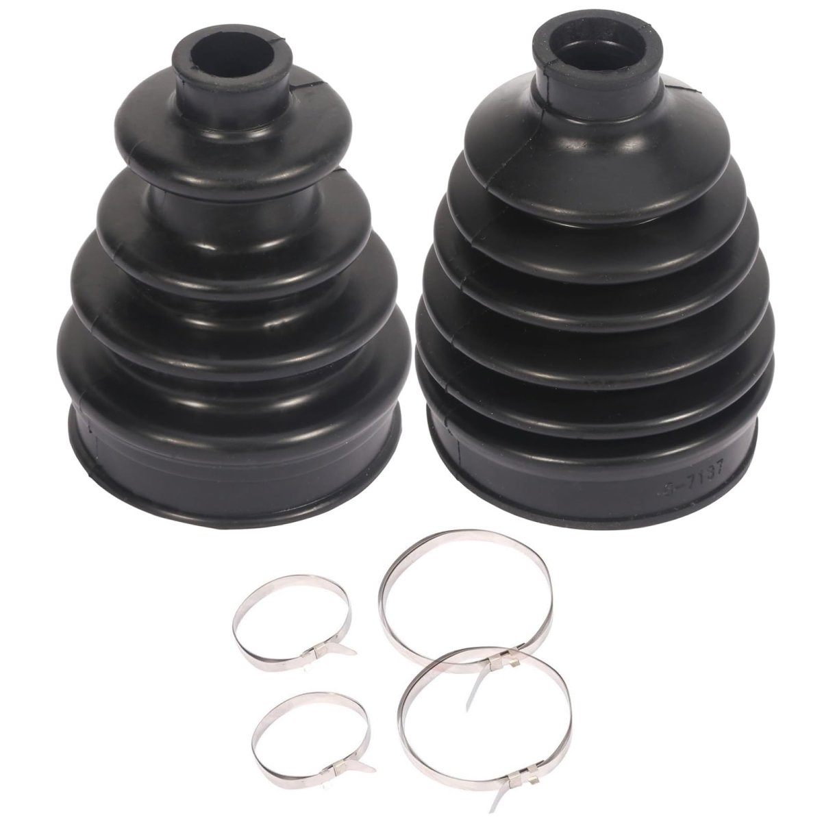 Cv Joint Boot Kit For 2013 2014 2015 Polaris Ranger Xp 900 Front Outer Inner Includes 2 Stainless Steel Clips
