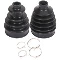 Cv Joint Boot Kit For 2013 2014 2015 Polaris Ranger Xp 900 Front Outer Inner Includes 2 Stainless Steel Clips