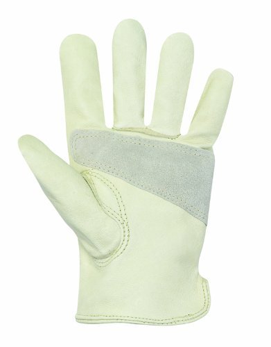 2069m Top Grain Pigskin Driver Gloves Brown Medium Leather Work With Keystone Thumb And Palm Patch