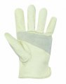 2069m Top Grain Pigskin Driver Gloves Brown Medium Leather Work With Keystone Thumb And Palm Patch