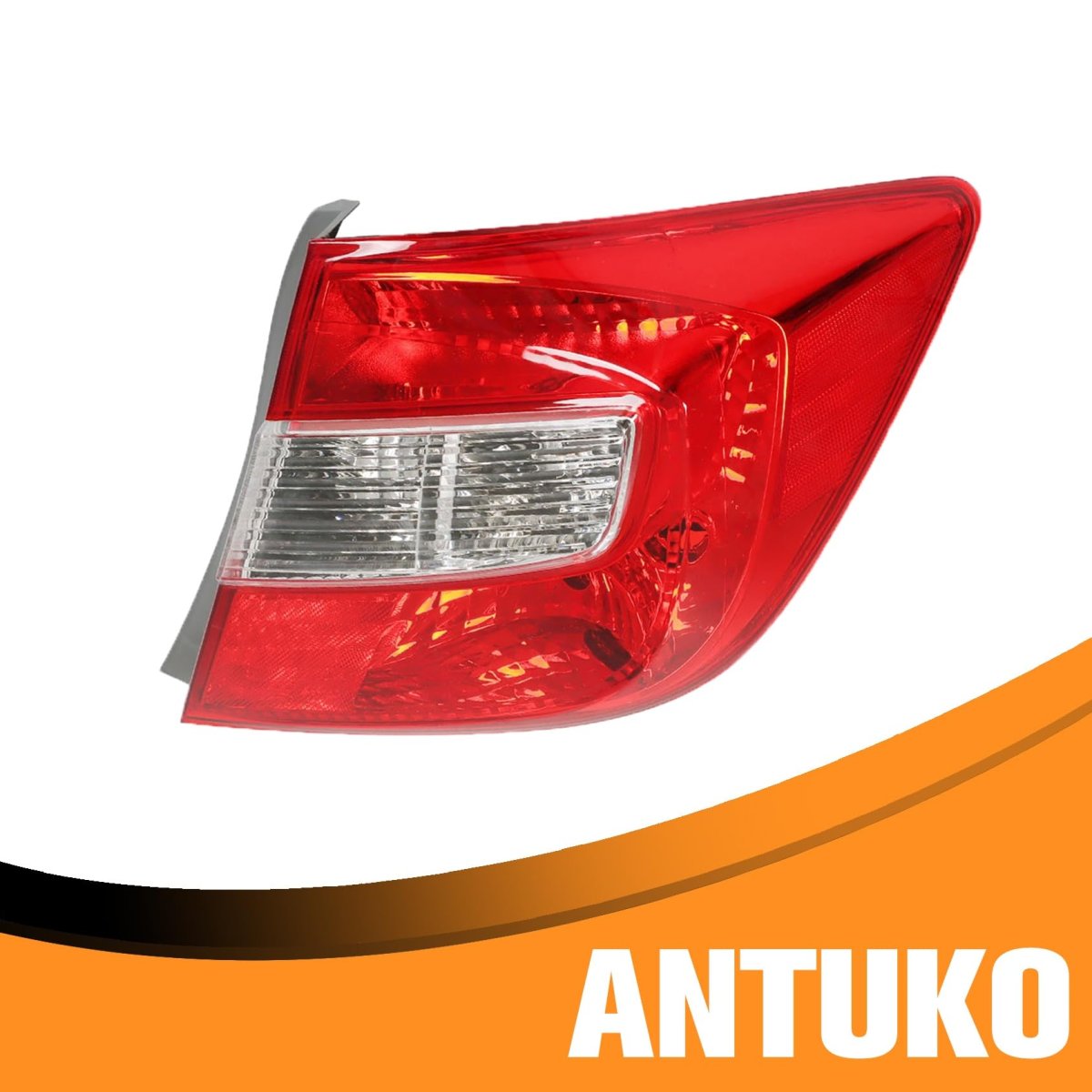 1 Pack Right Side Outer Tail Light Assembly Replacement For Civic 2012 Passenger Lamp