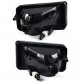 G-plus Pair Fog Lights Lamps Assembly Compatible With Chevy Silverado Tahoe Suburban 2007-2015 Smoked Lens Front Bumper W Bulbs