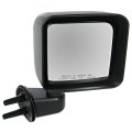 07-12 Jeep Wrangler Right Passenger Mirror Manual Textured Black
