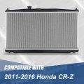 Auto Dynasty Dpi 13182 Factory Style 1-row Cooling Radiator Compatible With Honda Cr-z 11-16 Aluminum Core