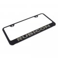 Au-tomotive Gold Inc Officially Licensed Laser Etched Black Stainless Steel License Frame For Jeep Rubicon