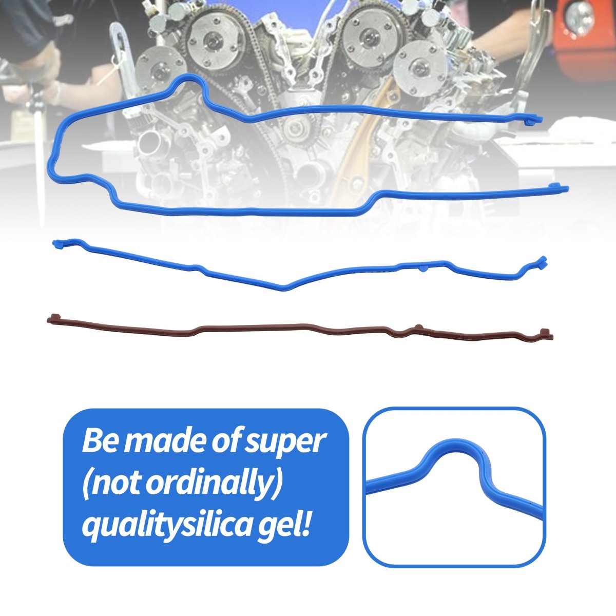 Timing Cover Gasket Set For Ford Expedition F150 F250 F350 Super Duty And Lincoln Mark Lt Navigator 5 4l Engine Replaces
