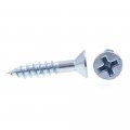 Wood Screws Flat Head Phillips Drive 8 X 7 In Zinc Plated Steel 50 Pack