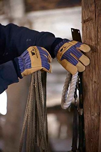 Mens Heavy Duty Winter Work Gloves with Leather Palm X-Large Wells Lamont 5127XL Thinsulate 