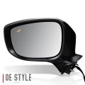Auto Dynasty Ma1320196 Factory Style Driver Left Side Mirror Manual Folding Power Adjust Heated Glass Turn Signal Blind Spot