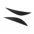 Matte Carbon Fiber Headlight Eyebrow Jc Style For 2007 2010 Mercedes Benz C Class W204 Sedan 13-xp103-mcf 