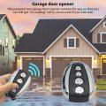 2pcs Cloning Electric Gate Garage Door Remote Control Key Fob 433 92mhz Cloner Rf Technology Universal Design New Version