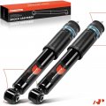 A-premium Rear Pair 2 Shock Absorber Compatible With Jaguar Xj8 1998-2003 Xjr Vanden Plas Driver And Passenger Side