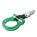 Auto Dynasty Compatible With Bmw 3 5 7 Z-series Mini Cooper Aluminum Front Rear Tow Hooks M15 8xp3 175 Green