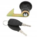 Rear Storage Trunk Lock Qiilu Motorcyclea Scooter Fitting Tail Lock Aluminum Plastic Universal For Electric Motorcycles Trunkc